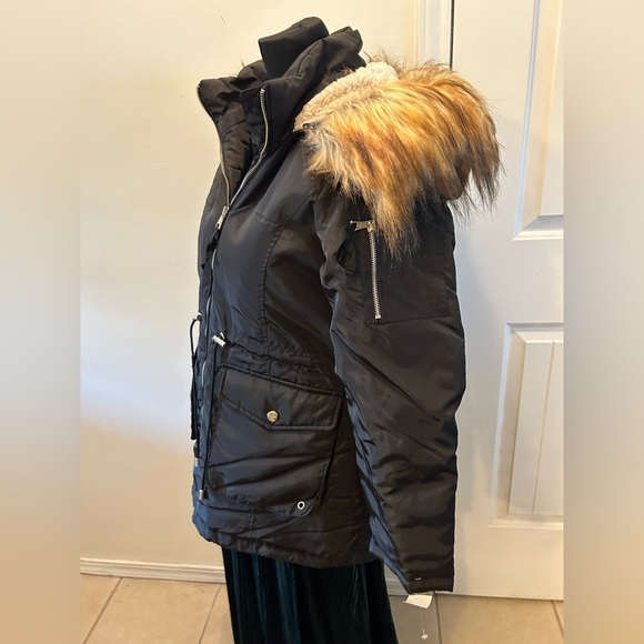 Steve Madden girl Anorak Lightweight Hood Utility Coat Anorak - Picture 3 of 8